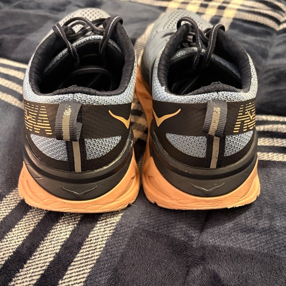 HOKA Women’s light Blue and Navy Athletic Shoes - Picture 3 of 6